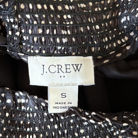 J Crew Ruffle Tiered Black White Mini Dress Size S - Picture 11 of 13
